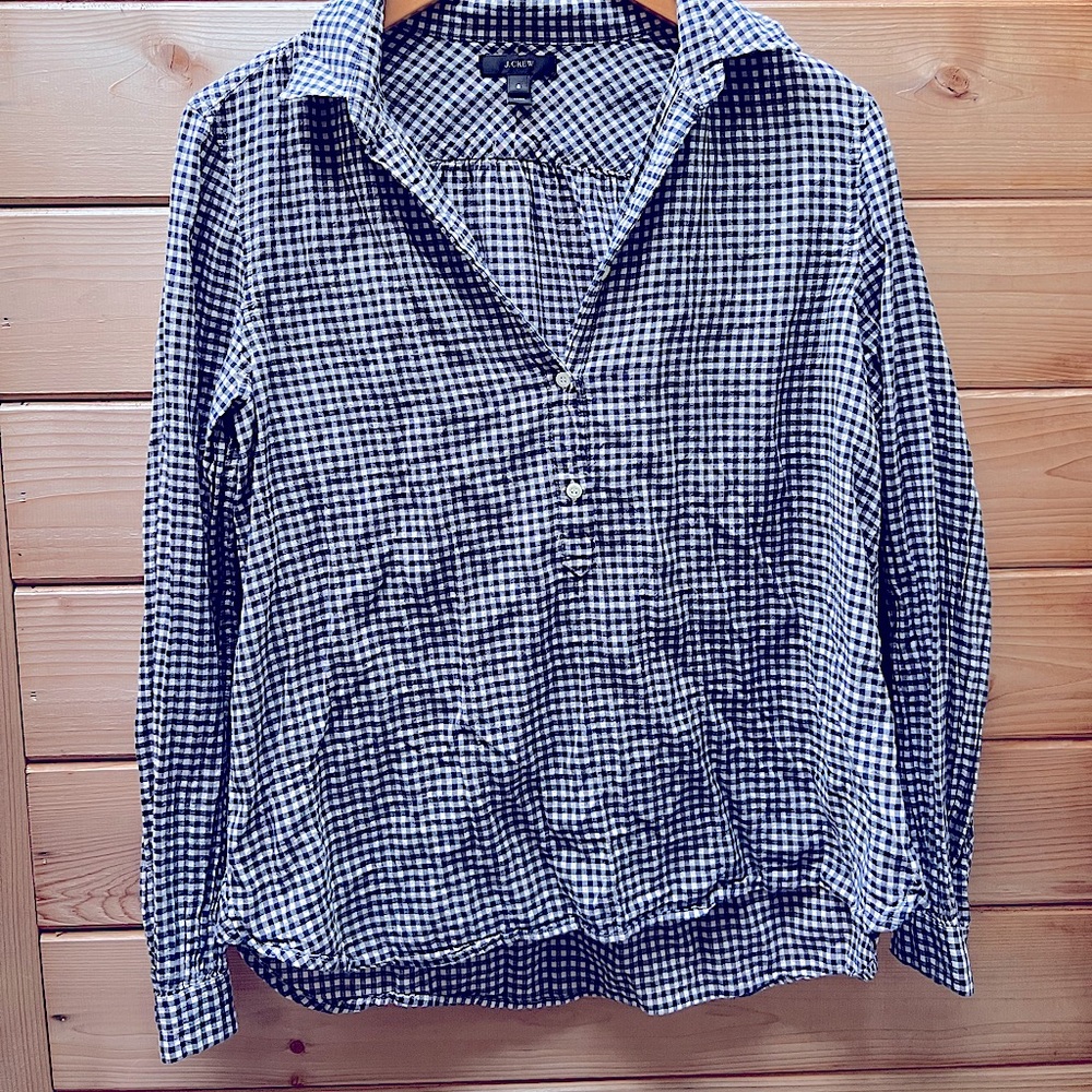 Jcrew plaid summer tunic